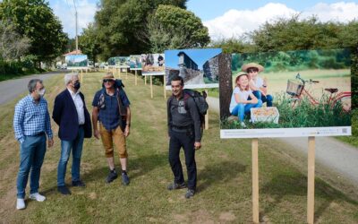 O GDR inaugura a exposición fotográfica no Camiño Francés ó seu paso por O Pino