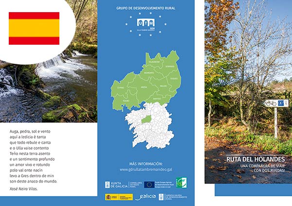 Mapa turístico cara A